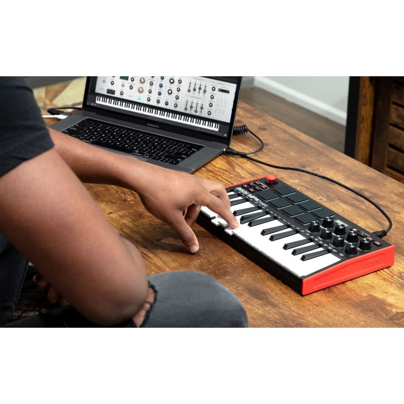 ◁ MIDI клавиатура AKAI MPK MINI MK3 • лучшая цена • купить в